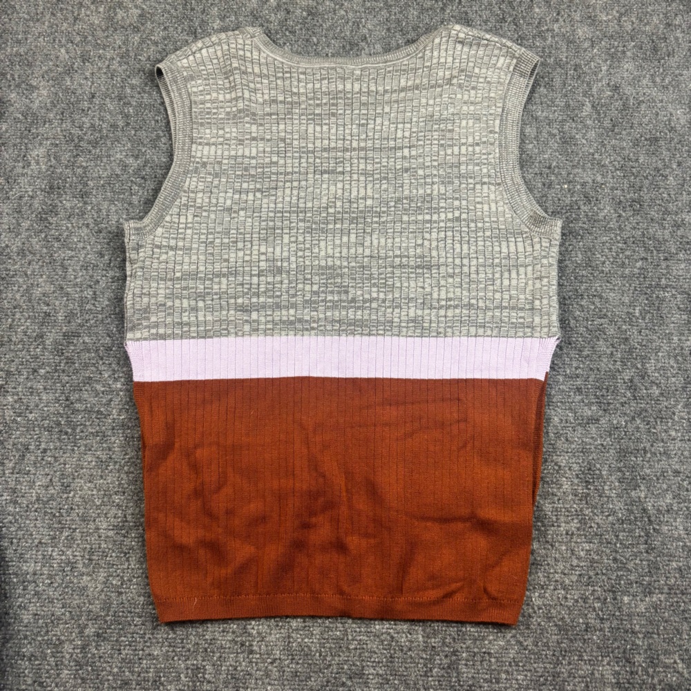 FREE PEOPLE Women’s Stop and Stare Set Color Block Ribbed Tank & Skirt sz: Small - Picture 4 of 16